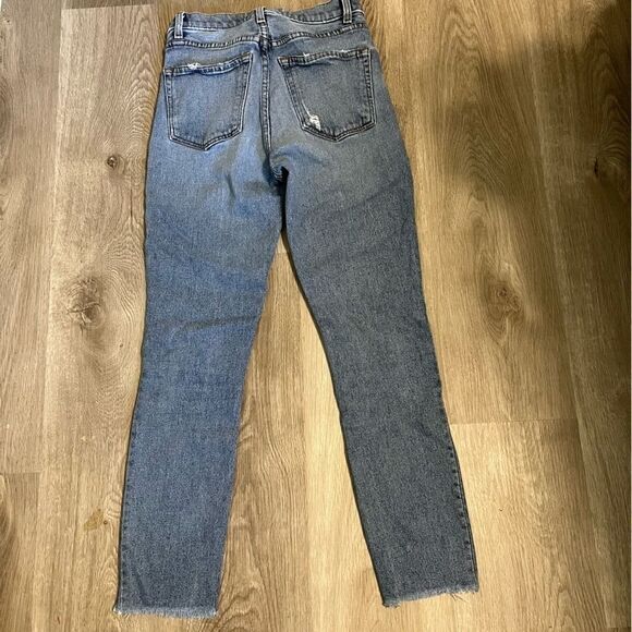 Women's Reformation Serena High Rise Skinny Jeans Button Fly - Picture 12 of 15